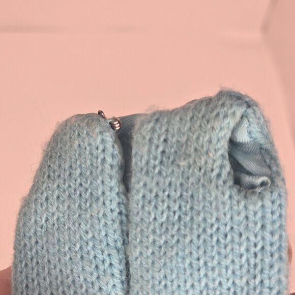 Vintage Barbie Doll Mod Mini Blue Pink Green 60's Knit Dress #1804 Dress Only - Picture 5 of 5